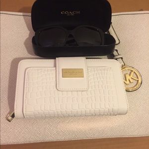 Mk purse, coach glasses